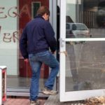sede lega padova imbrattata