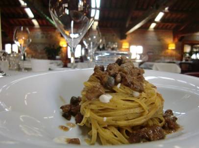 tagliolini ragu montecchia alajmo