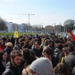 studenti in manifestazione