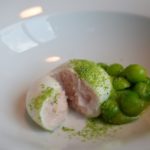 tola rasa entree panna prosciutto e piselli