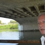 federcontribuenti Marco Paccagnella sotto ponte del Bassanello