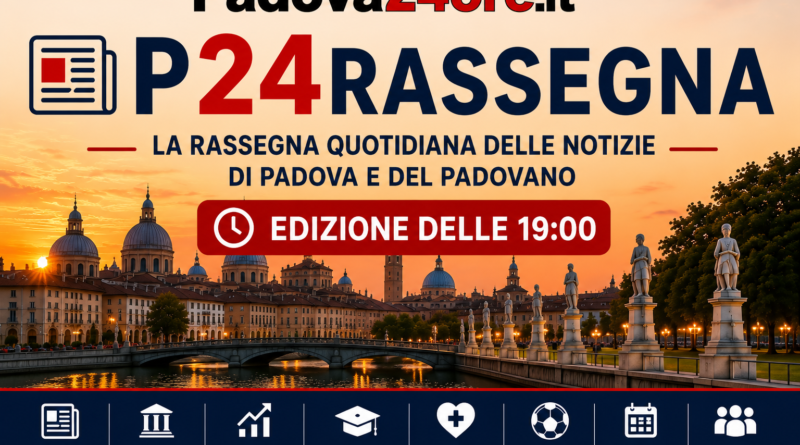 Notizie di Padova e del Padovano: P24Rassegna ore 19