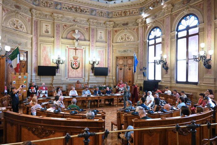 Presentazione del Palio dei 10 Comuni a Palazzo Santo Stefan