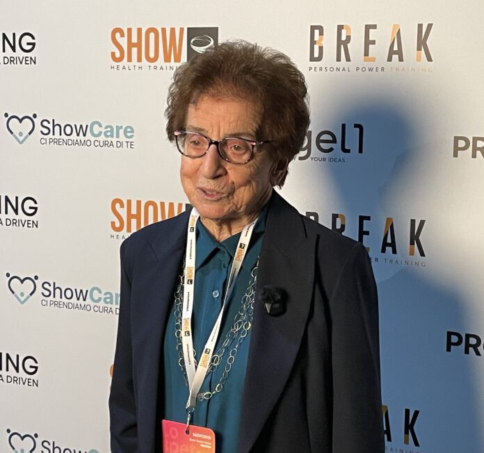 ALT: Emma Mazzenga, atleta padovana di 93 anni