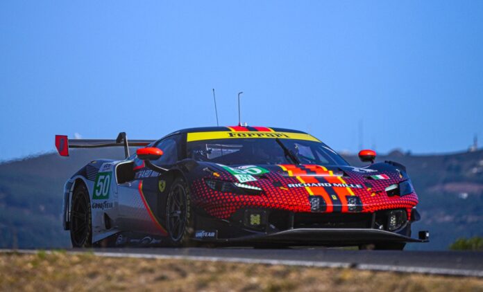 Agostini a Portimão: la Ferrari numero 50 Richard Mille AF Corse sul circuito dell’Algarve