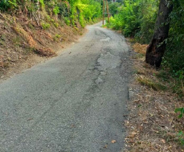Difesa del suolo: cedimenti della carreggiata di via Caranzolo a Baone