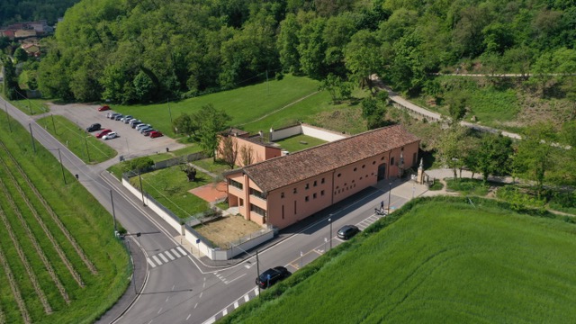 Thermal Alchemy: veduta dall’alto del Museo del termalismo di Montegrotto Terme, foto d’archivio