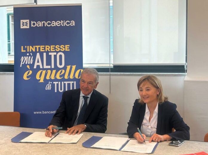 Banca Etica BEI: Aldo Soldi e Gelsomina Vigliotti alla firma dell’accordo a Napoli il 12 ottobre 2026