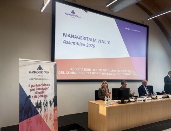 Assemblea Manageritalia Veneto a Vicenza, dove sono stati presentati i dati sul lavoro dei giovani adulti